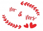 Mr. & Mrs. Bügelbild